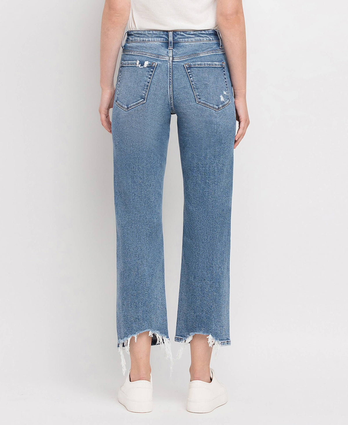 High Rise, Distressed Jeans