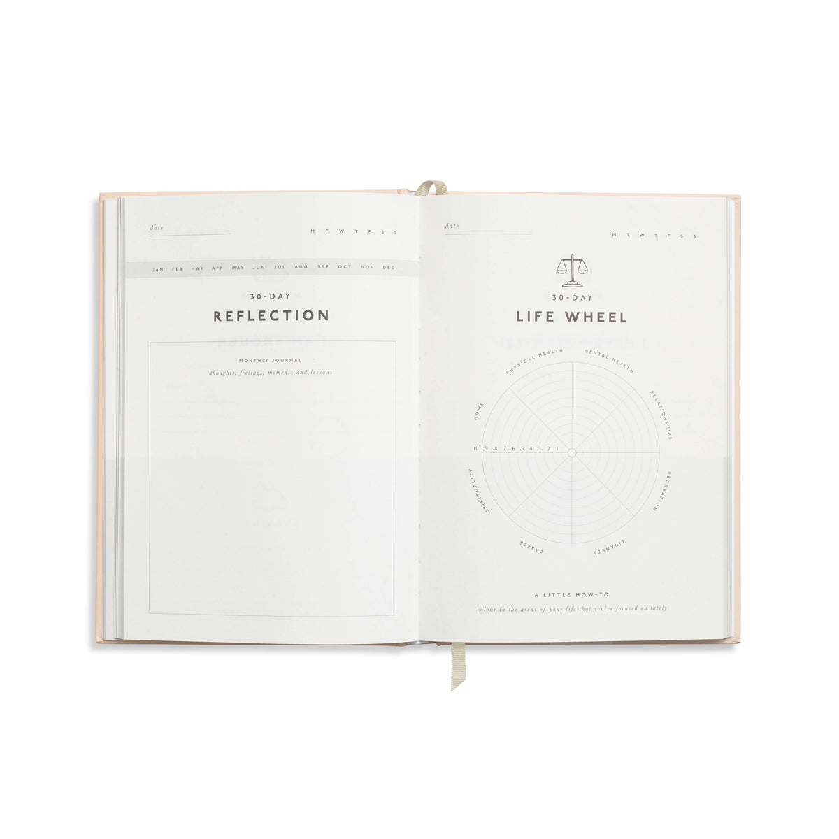 Guided Gratitude Journal, A5 Hardcover - Gratitude Attitude