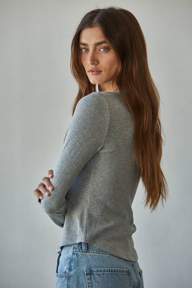 Ribbed Long Sleeve