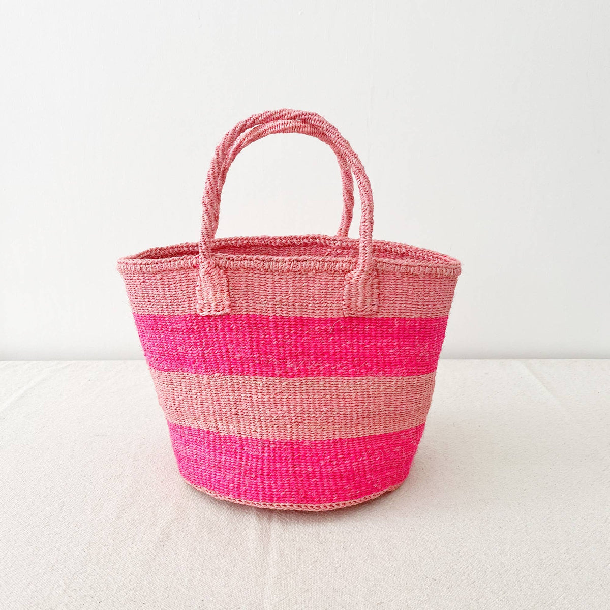 Sisal Tote: Flamingo
