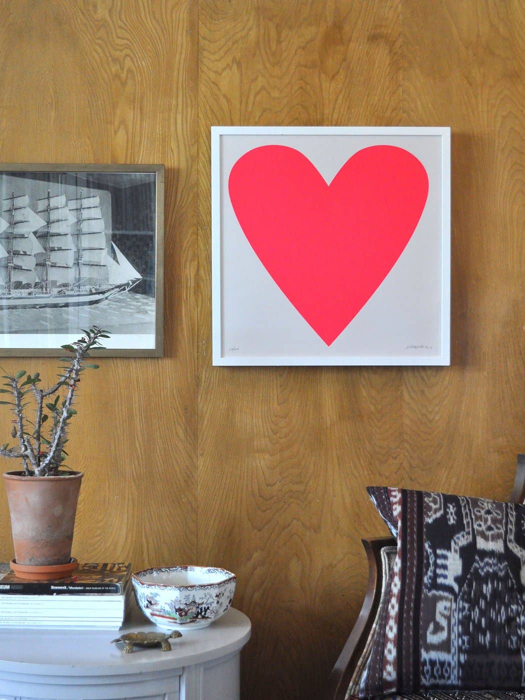 Neon Pink Heart
