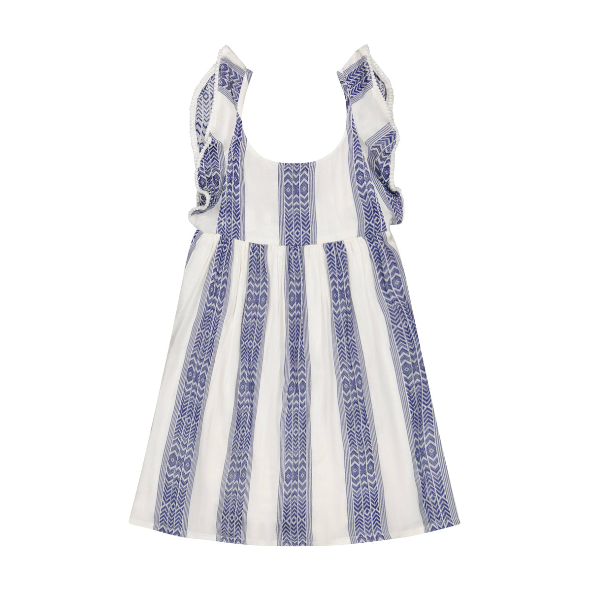 Daphne Girl's Flutter Sleeve Dress
