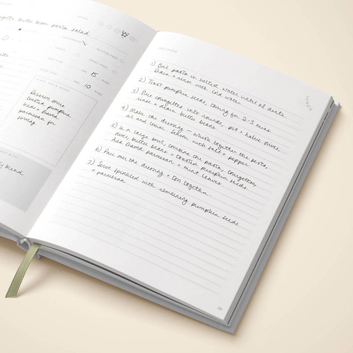 Guided Recipe Journal - Al Fresco