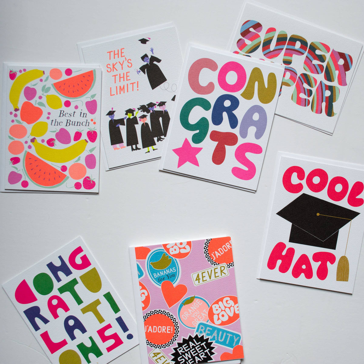 Block Letter Congratulations Card