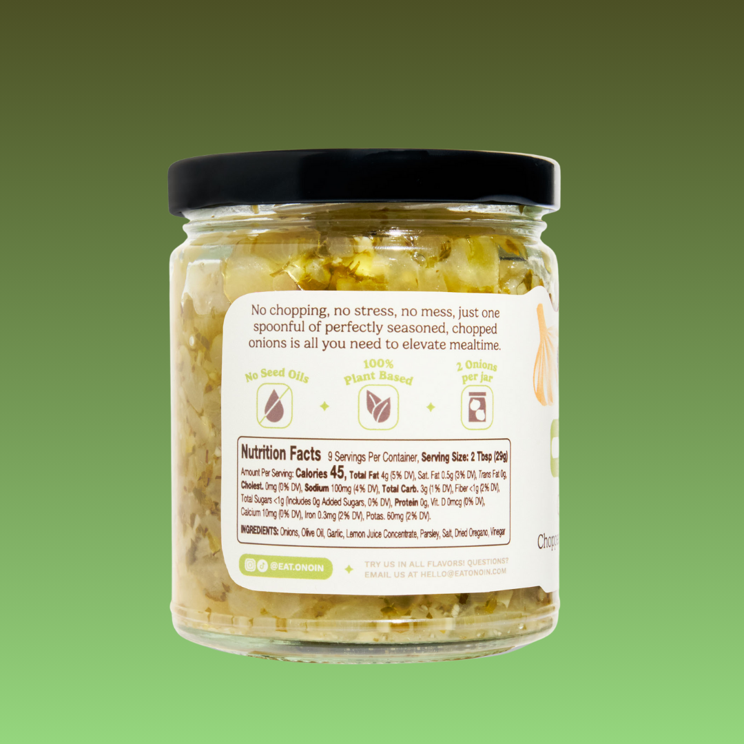 Garlic & Herb Chopped Onions – Onoin