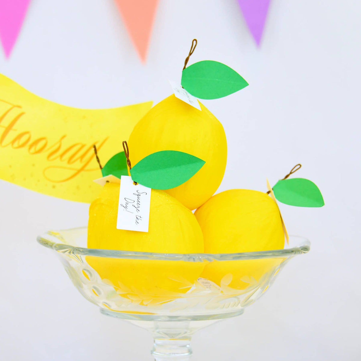 Mini Surprise Ball - Lemon - "Squeeze the Day"