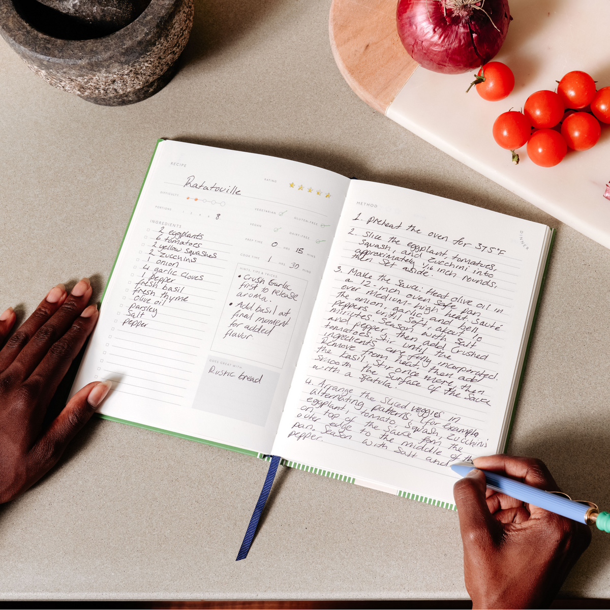 Guided Recipe Journal - Al Fresco