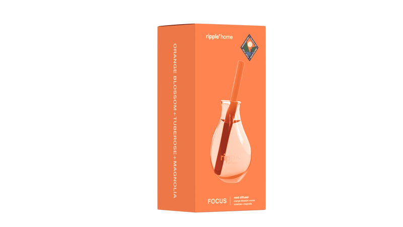 Ripple⁺ Focus Reed Diffuser – Orange Blossom – 150ml