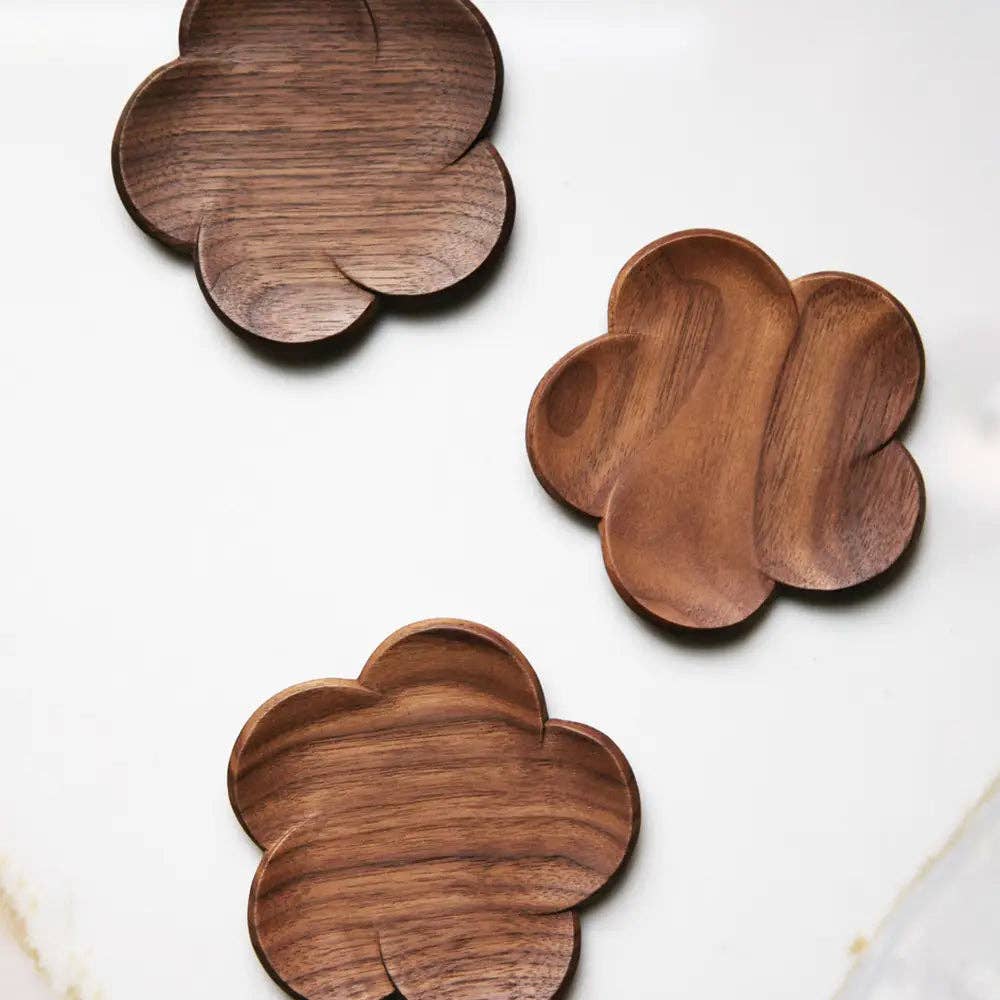 Black Walnut Plum Coaster