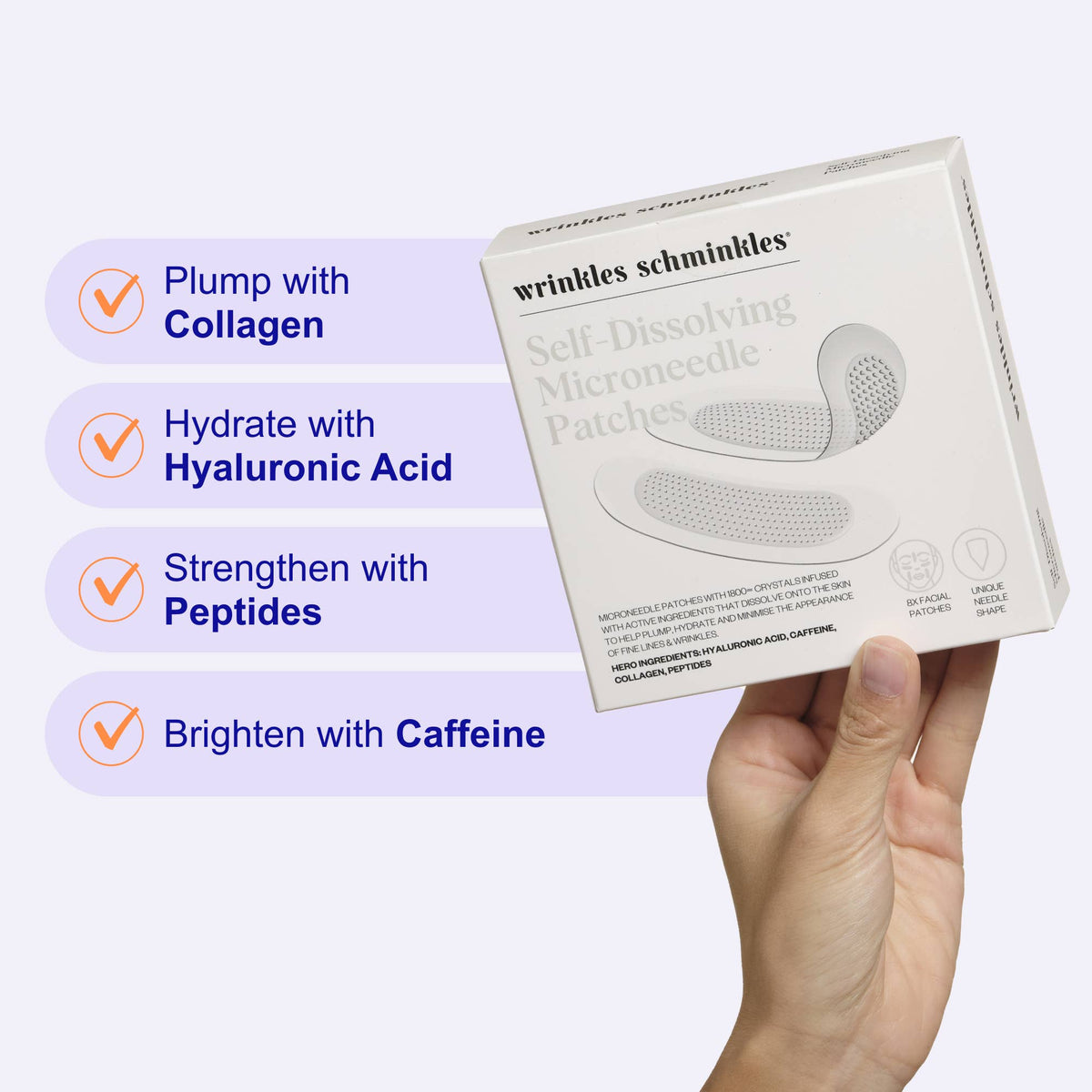 Self-Dissolving Microneedle Patches: Single