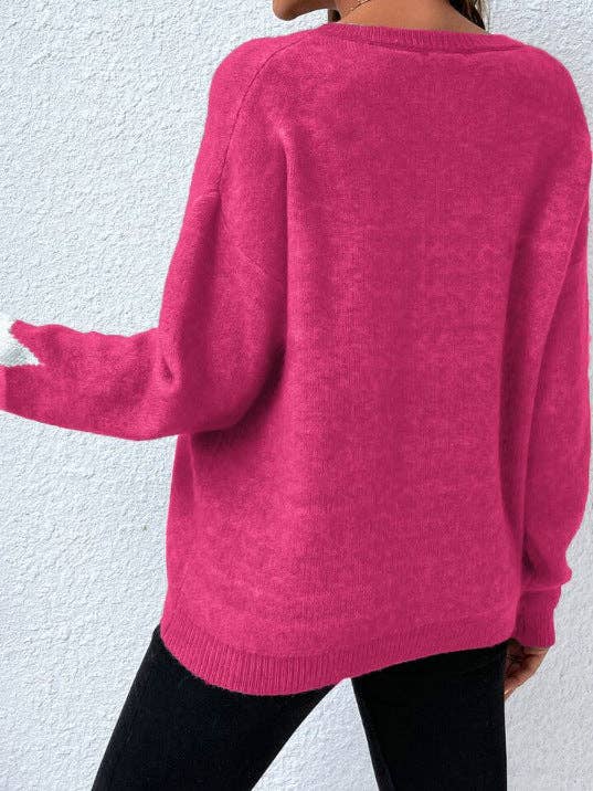 Jacquard Pullover Sweater