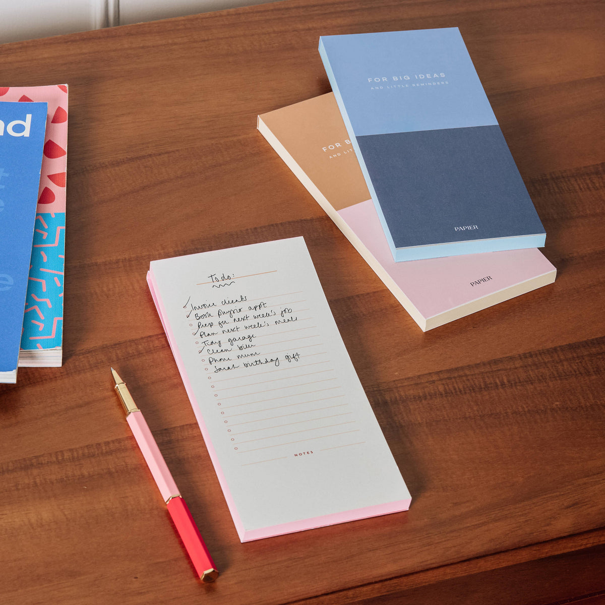 List Notepads Set of 3 - Colorblock