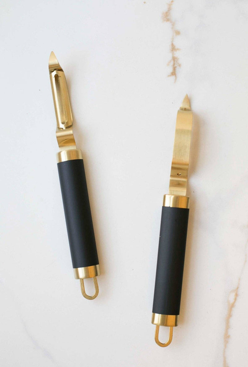 Atelier Black and Gold Vegetable Peeler