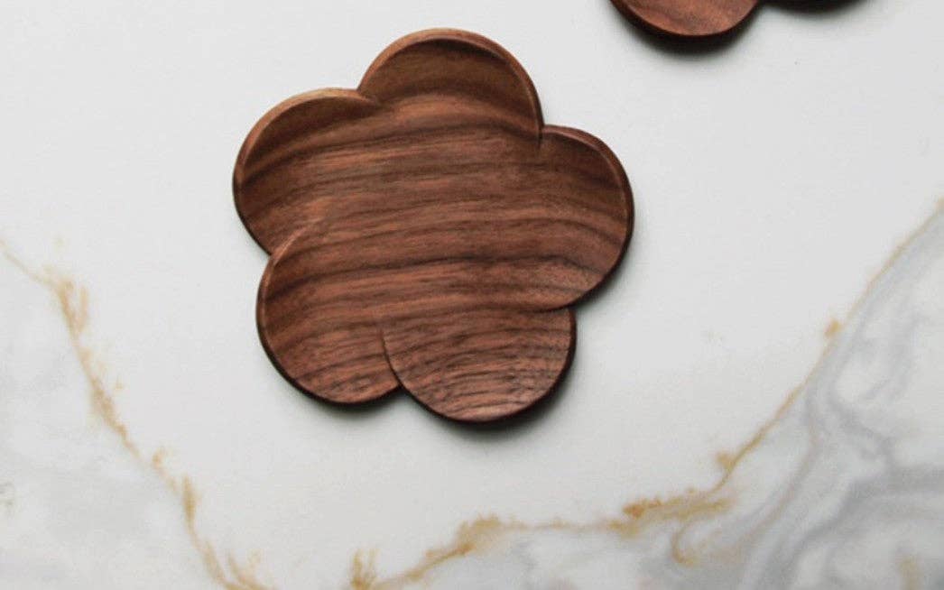 Black Walnut Plum Coaster