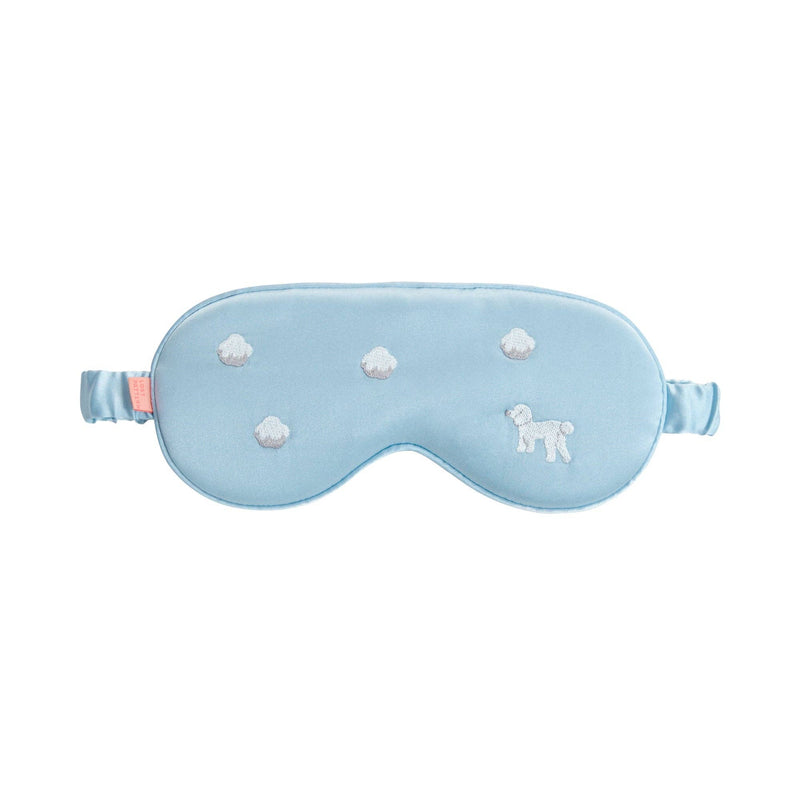 "Pan Pan" Silk Sleep Eye Mask: Sky Blue