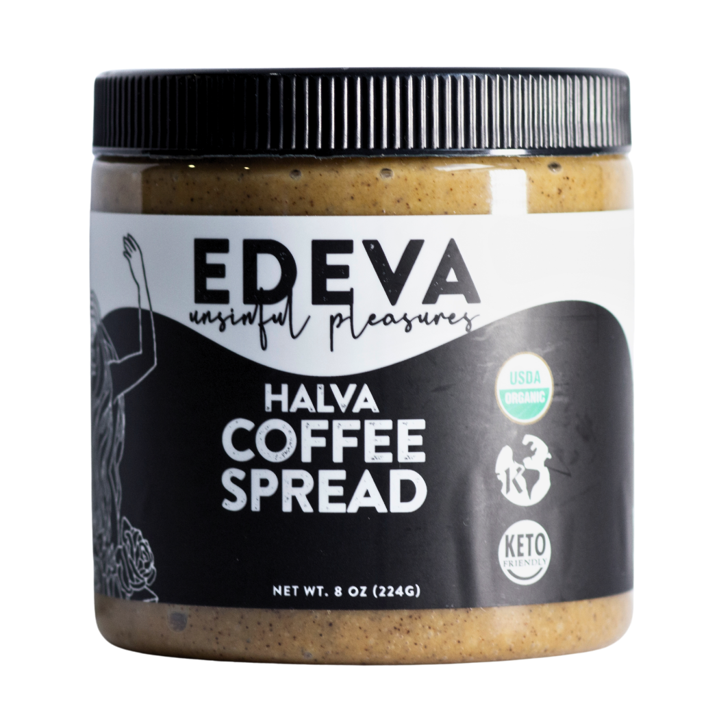 Coffee Cardamom Halva Spread
