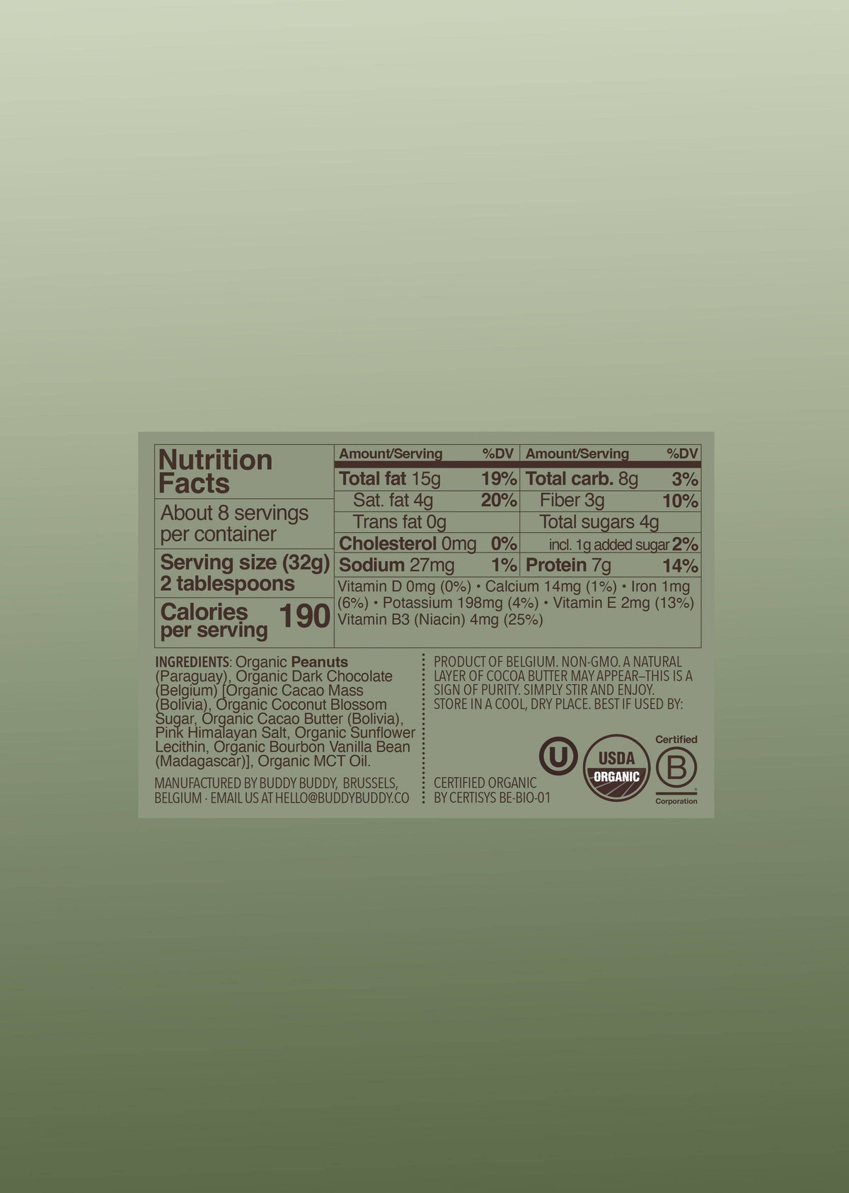 Organic Peanut Butter Cup Nut Butter