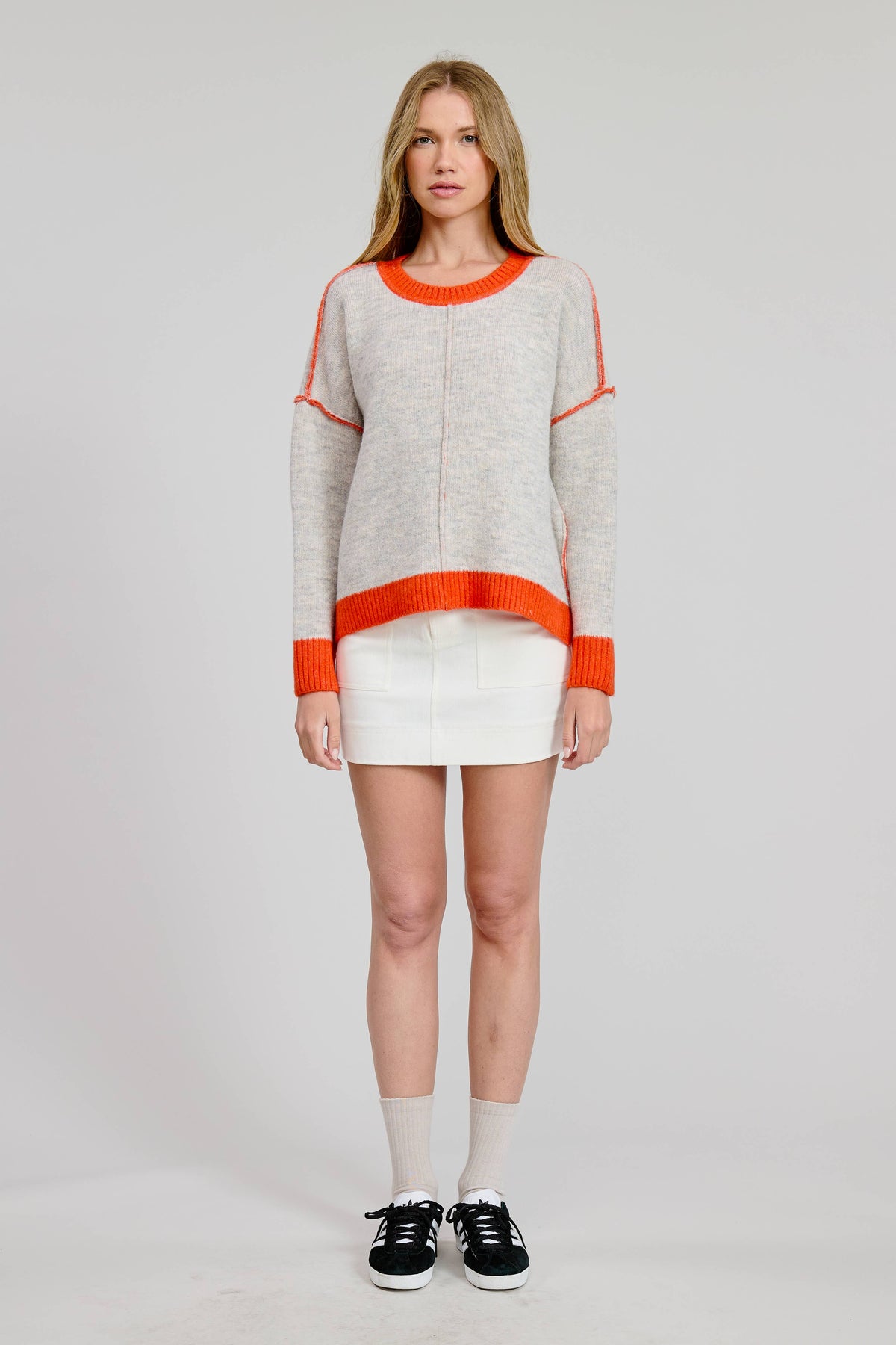 Color Contrast Sweater