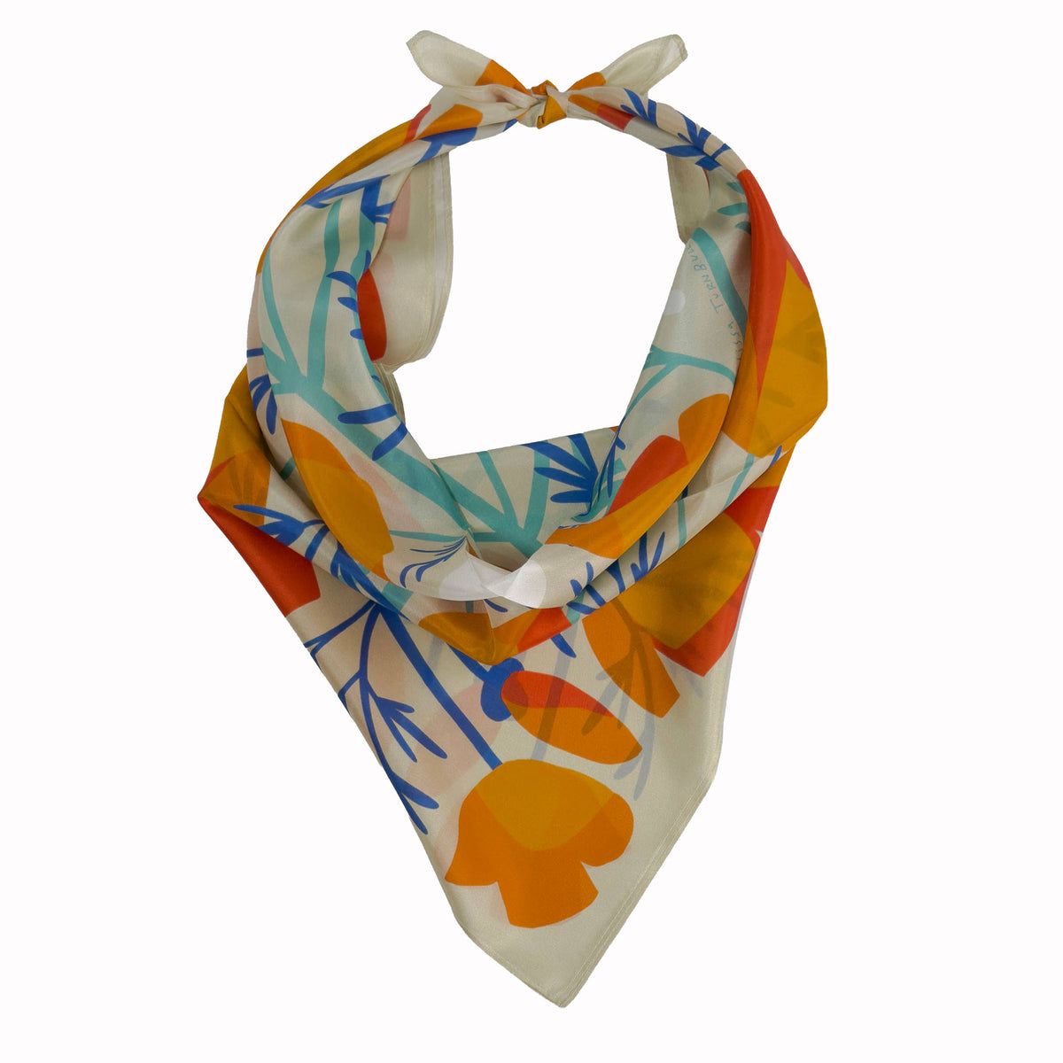 Voyager Silk - California Poppies Scarf