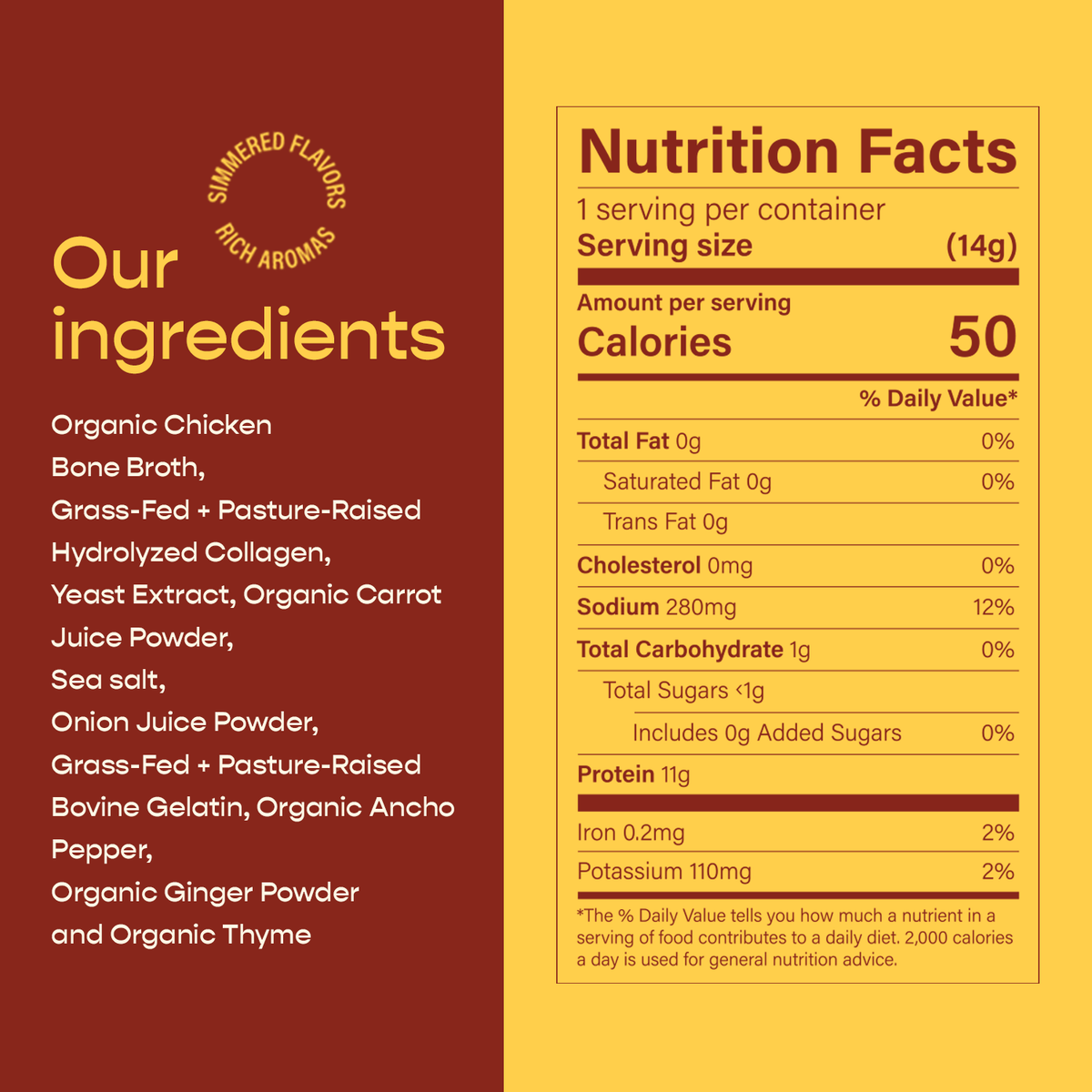 Chicken Bone Broth (4 Single-Serve Sachets)
