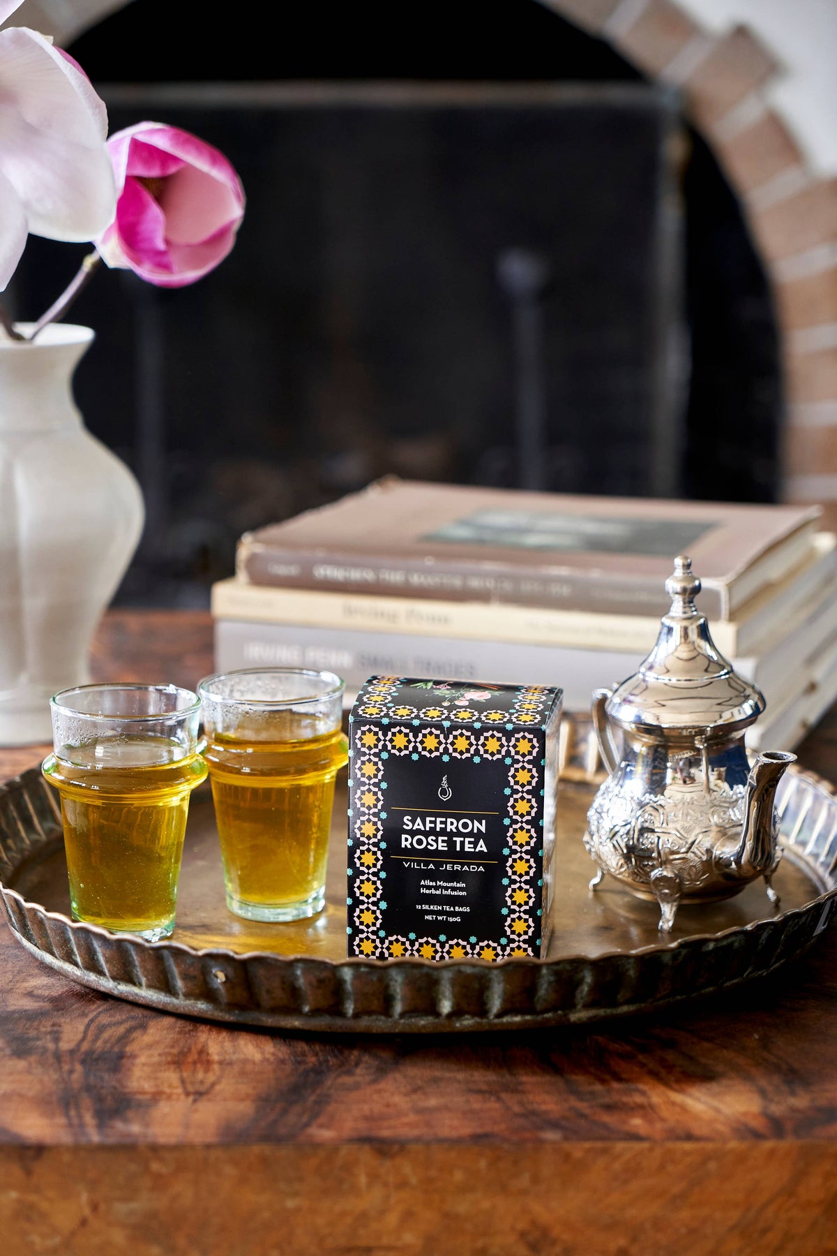 Saffron Rose Green Tea - (150g) 12 tea bags