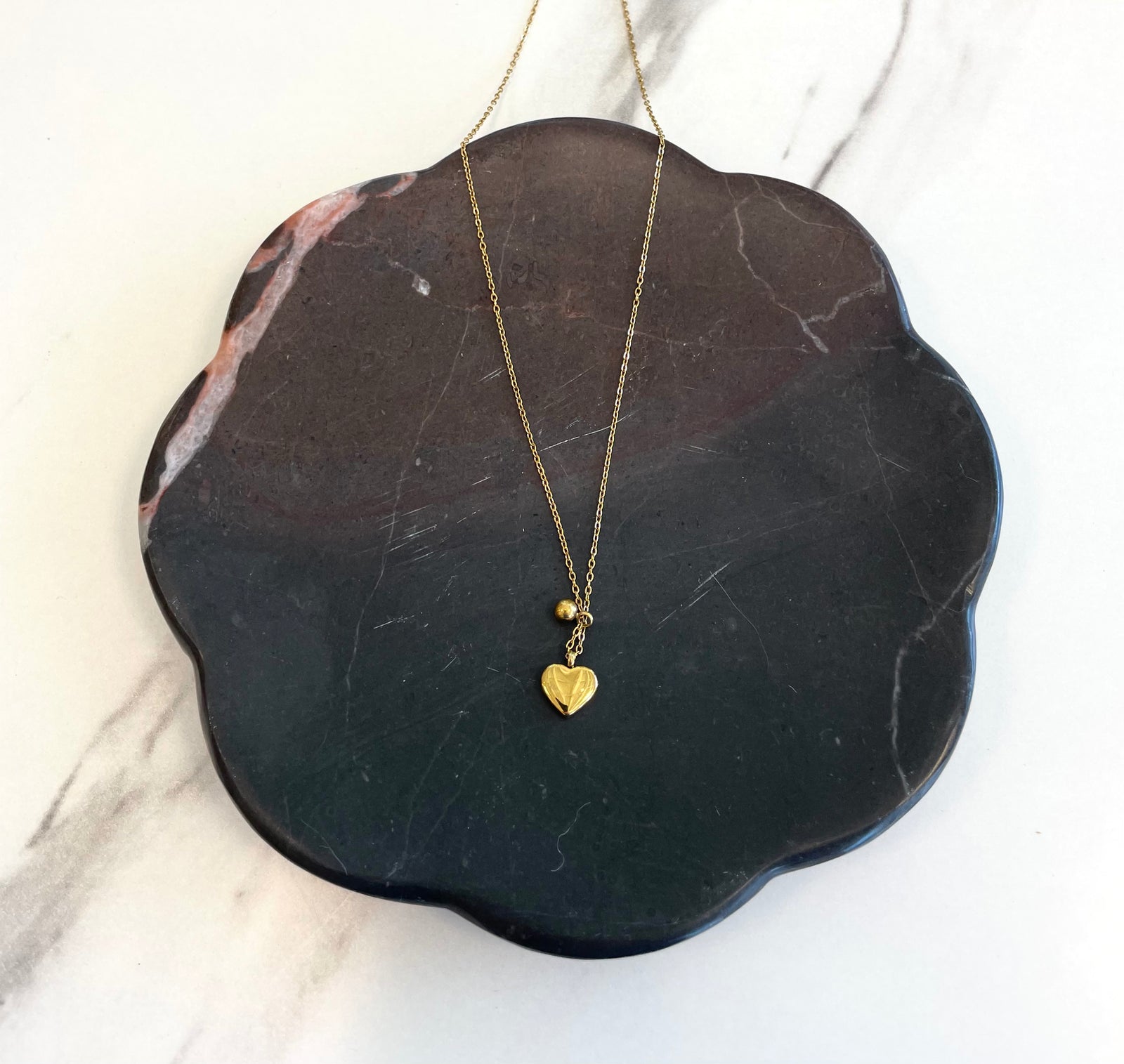 Small Heart Petite Chain - Necklace