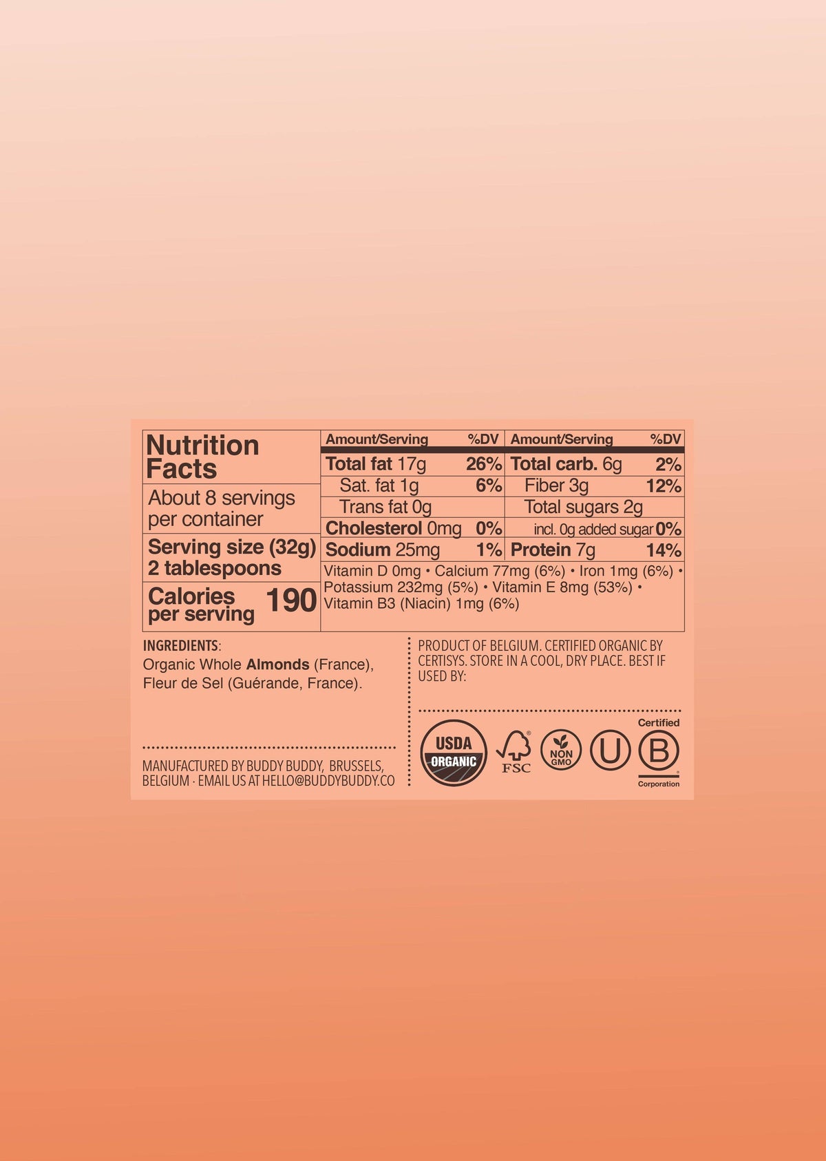 Organic Almond Butter