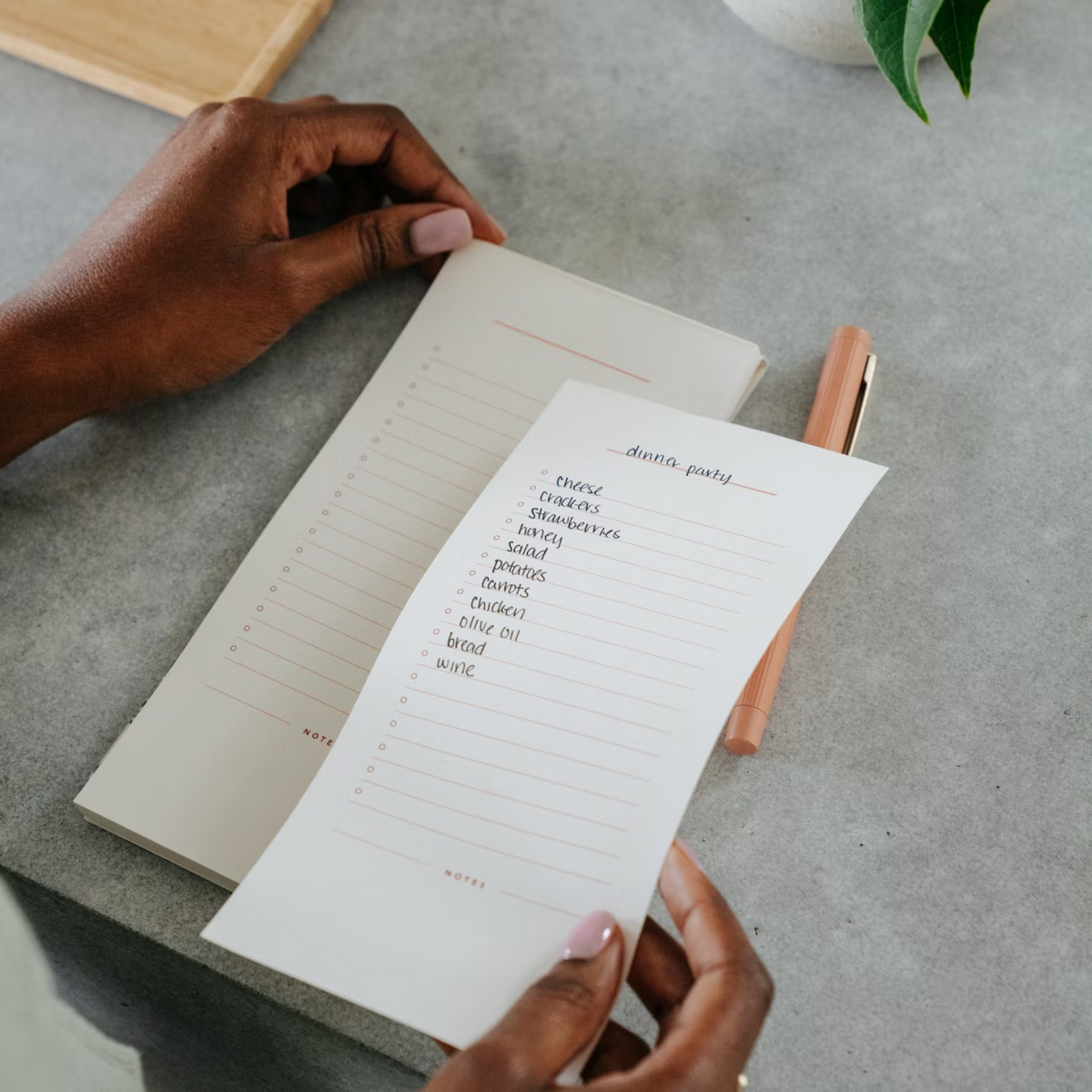 List Notepads Set of 3 - Colorblock