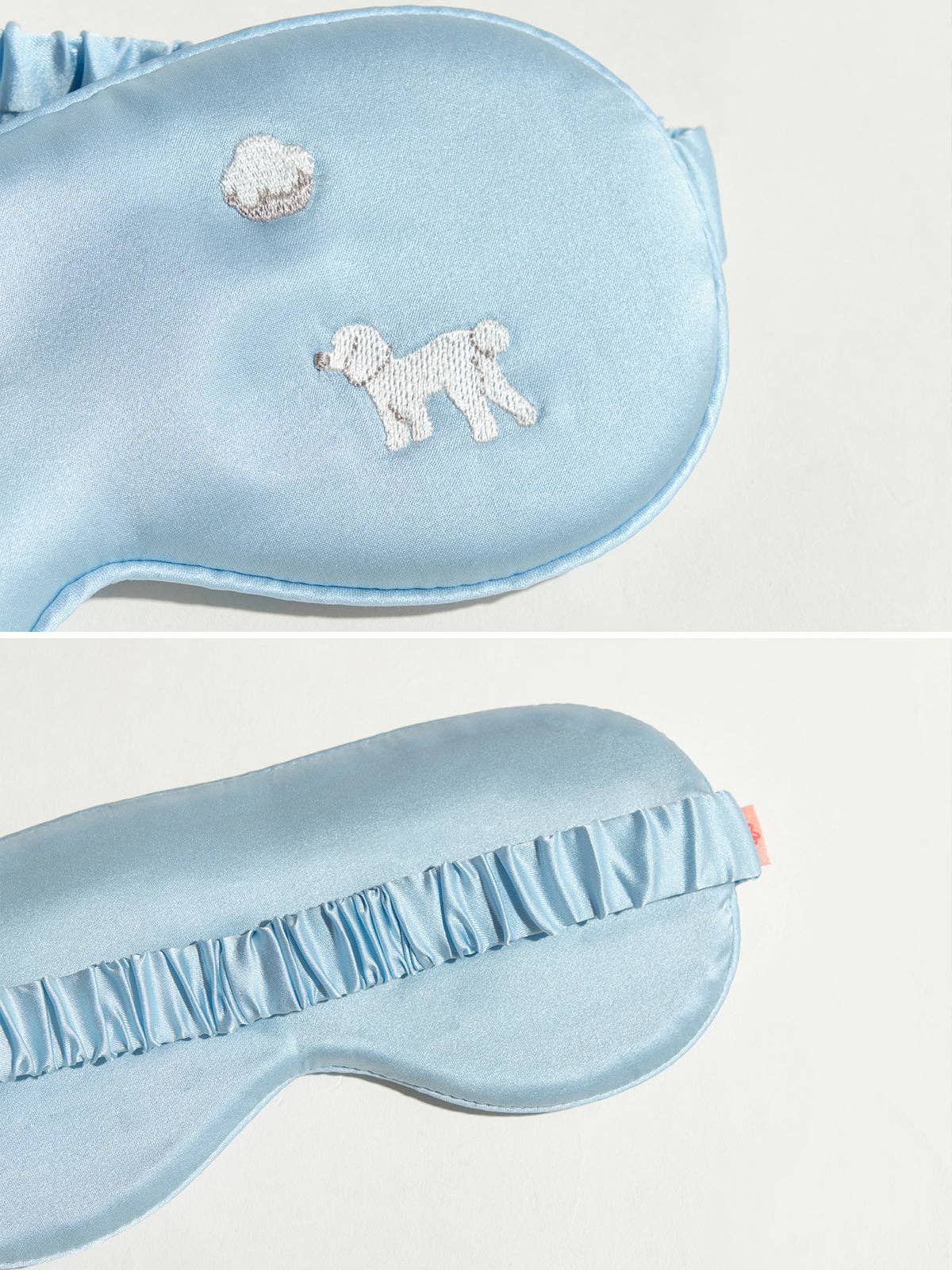 "Pan Pan" Silk Sleep Eye Mask: Sky Blue