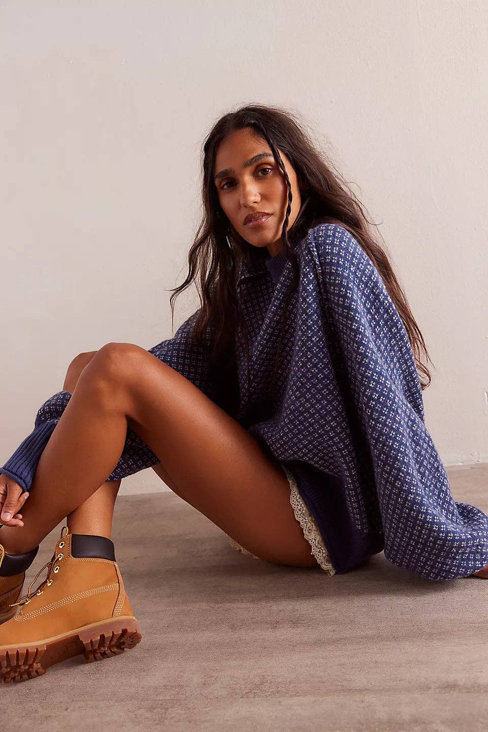 Jacquard Pullover Sweater
