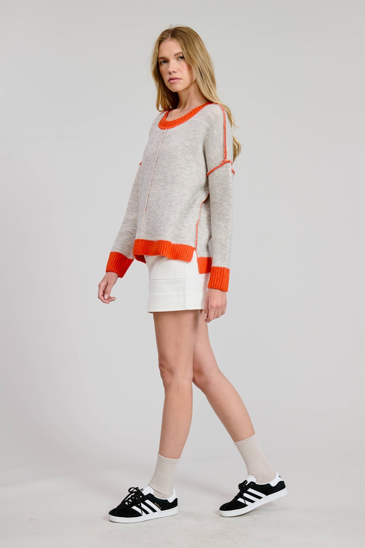 Color Contrast Sweater