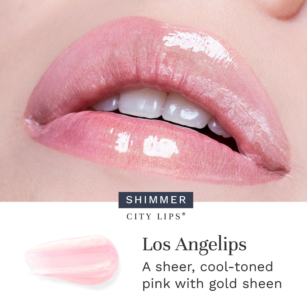 City Lips® - Plumping Lip Gloss Los Angelips - Sheer Pink