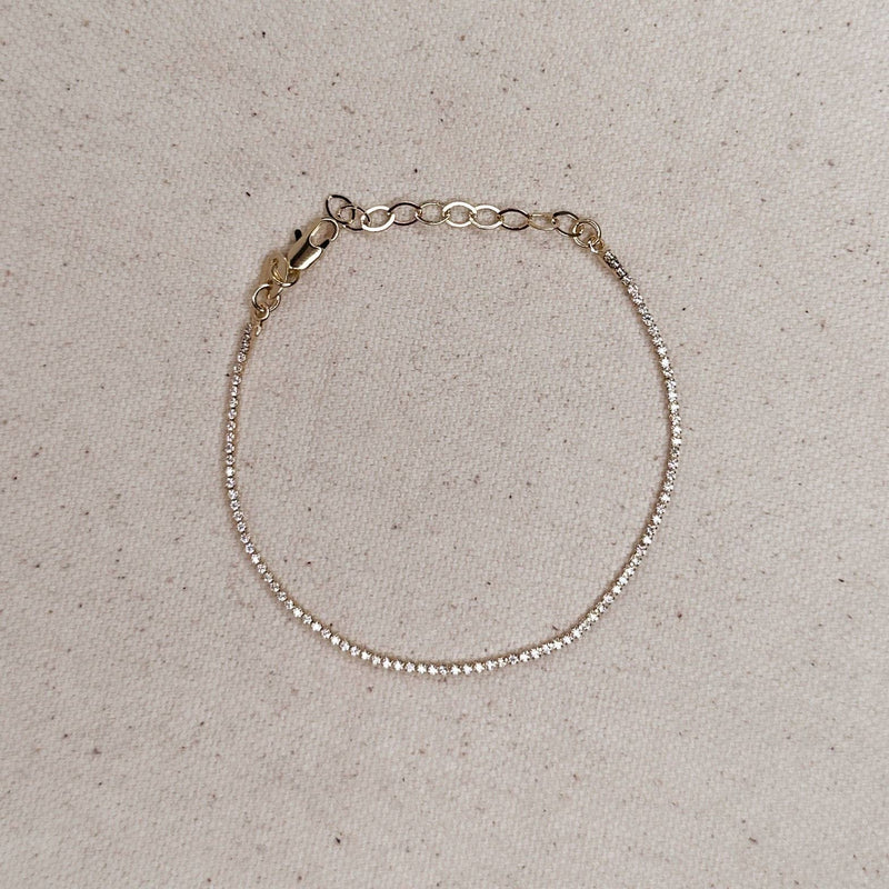 Tennis Bracelet 18k Gold