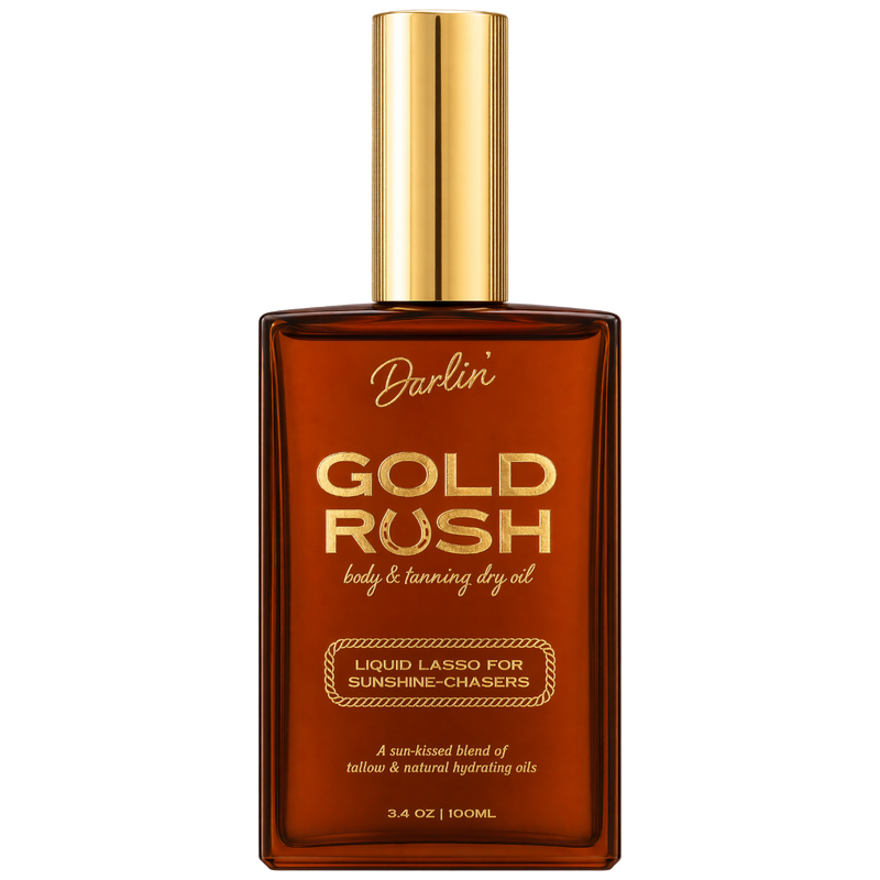 Gold Rush Body Oil – Tropical Coconut Vanilla Scented