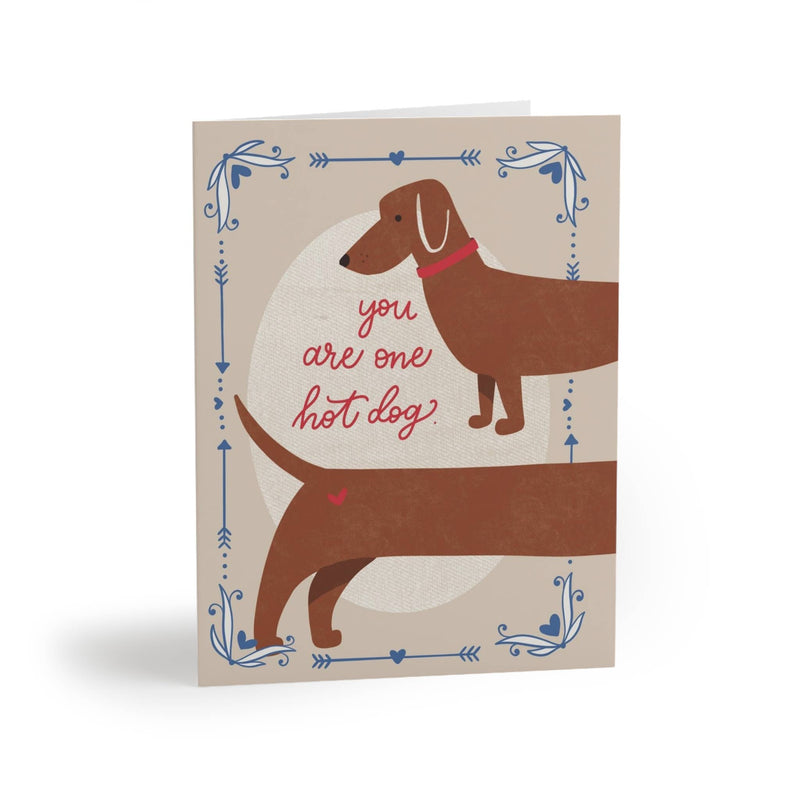 Dachshund Valentine's Day Card