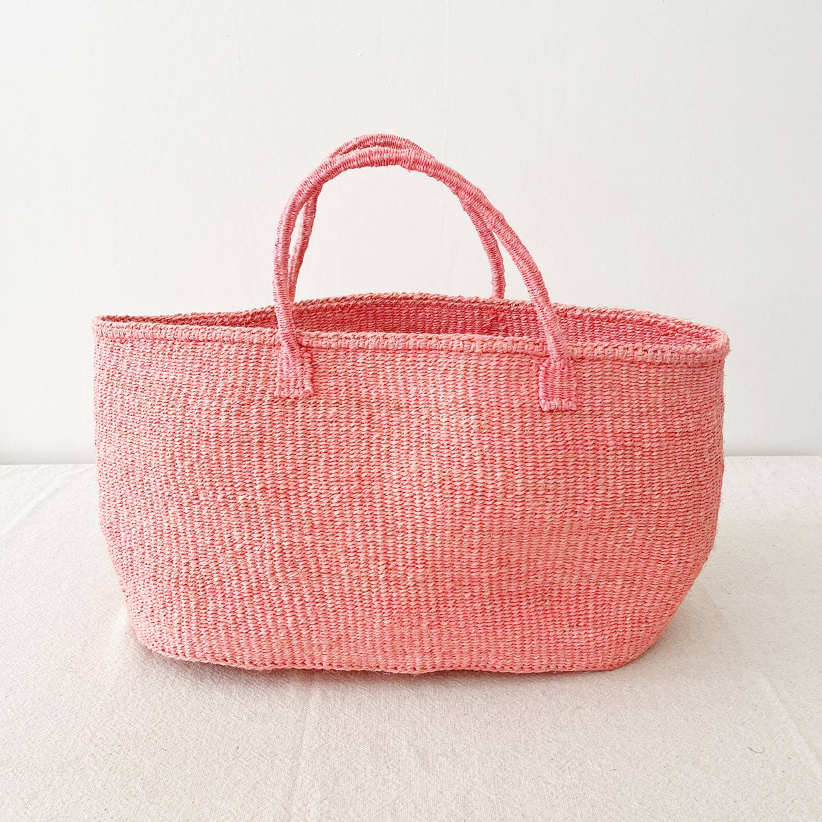 Sisal Tote: Pink Lemonade