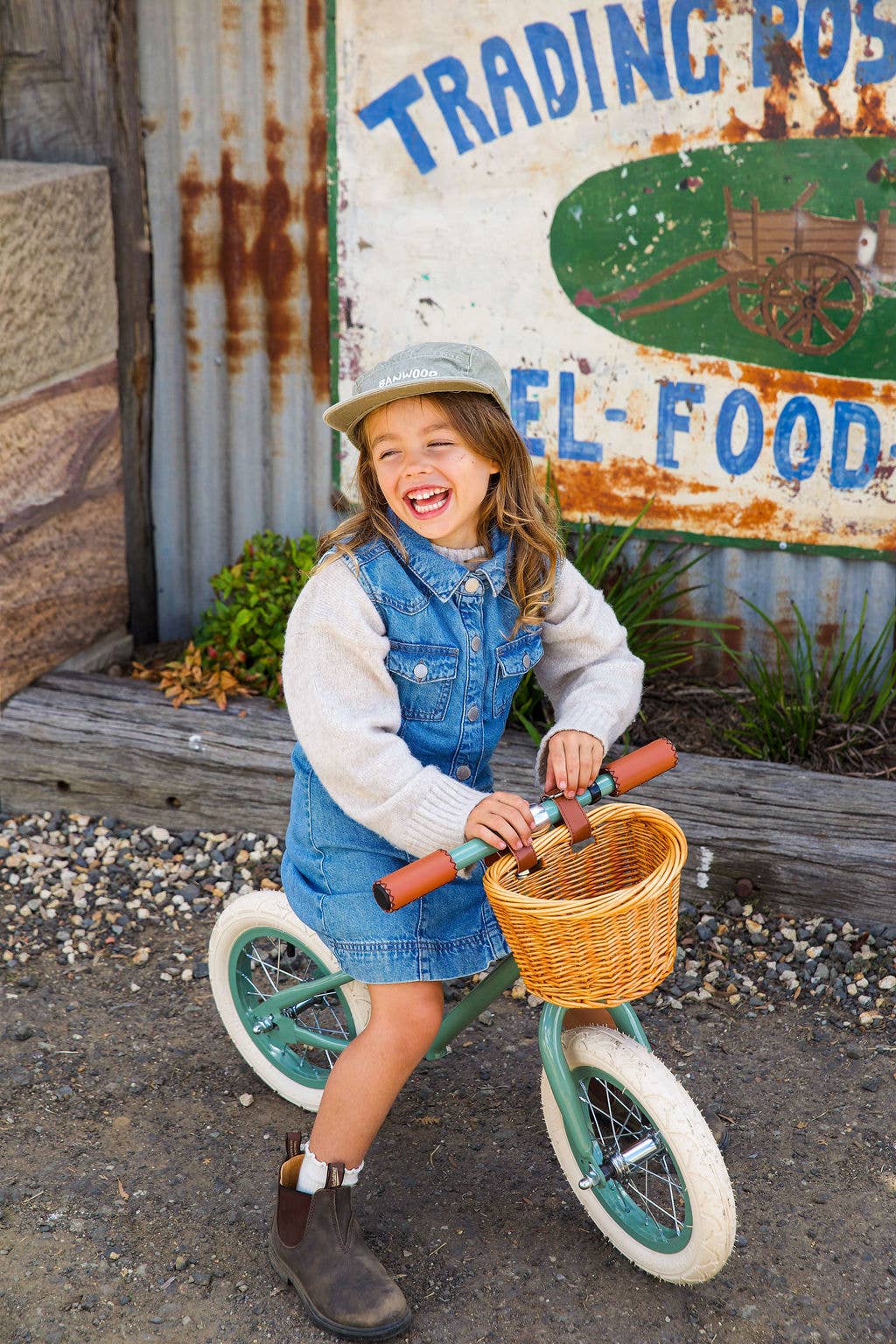 BALANCE BIKE FIRST GO VINTAGE - FOREST (New Color)