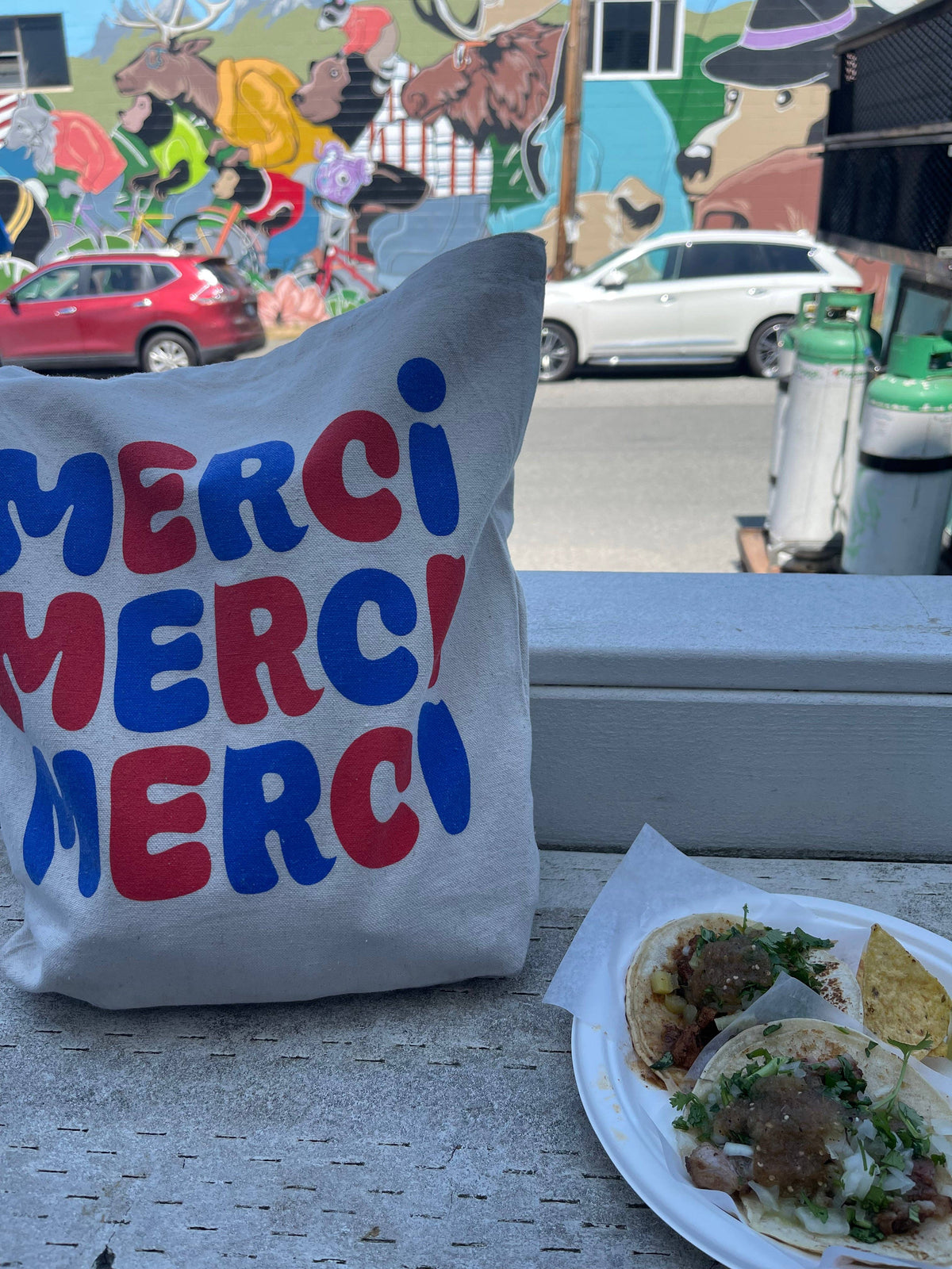 Merci Merci Merci Tote Bag