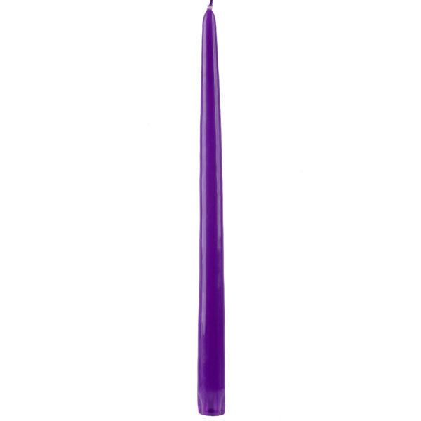 Purple 10" Taper Candle